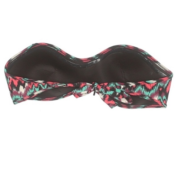 Body Glove Chevron Fringe Strapless Bikini top and bottom swimwear large - Picture 3 of 12